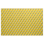 Honeybee Cartoon Pattern Stof (Fat Quarter)