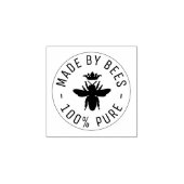  Honeybee Custom Apiaries Honey Stamp Rubberstempel (Afrduk)