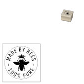  Honeybee Custom Apiaries Honey Stamp Rubberstempel (Gestempeld)
