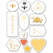 Honeybee Eigen vinylsticker Sticker (Voorkant)