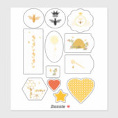 Honeybee Eigen vinylsticker Sticker (Vel)