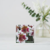 Honeybee en Alstromerias Enclosure Kaart (Staand voorkant)