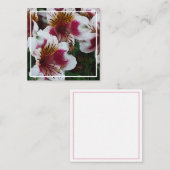 Honeybee en Alstromerias Enclosure Kaart (Voorkant / Achterkant)