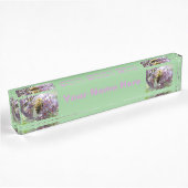 Honeybee en Buddleia Flowers Aangepaste naamplaat Naambordje