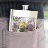 Honeybee en Buddleia Flowers Flask Heupfles (Voorbeeld)