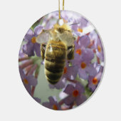 Honeybee en Buddleia Flowers Ornament (Links)