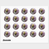 Honeybee en Buddleia Flowers Stickers (Vel)