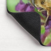 Honeybee en Purple Flowers Mousepad Muismat (Hoek)