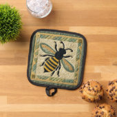 Honeybee Faux Quilt 2 Pannenlap (Top down)