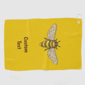 Honeybee Golf Towel Golfhanddoek (Horizontaal)