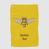 Honeybee Golf Towel Golfhanddoek (Voorkant)