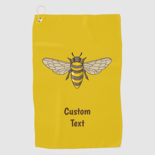 Honeybee Golf Towel Golfhanddoek (Voorkant)