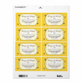 Honeybee Handmade Etiket (Full Sheet)