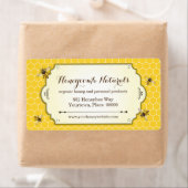 Honeybee Handmade Return-adres Etiket (Insitu)