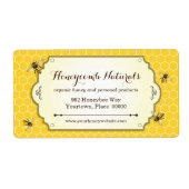 Honeybee Handmade Return-adres Etiket (Voorkant)
