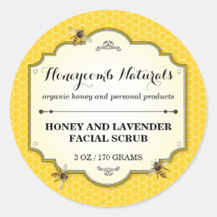 Honeybee Handmade Ronde Sticker
