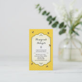 Honeybee Handmade Visitekaartje (Staand voorkant)