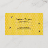 Honeybee Handmade Visitekaartje (Achterkant)