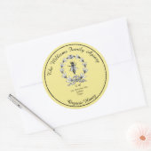 Honeybee Honey Jar Apiary Label | Biologische honi (Envelop)