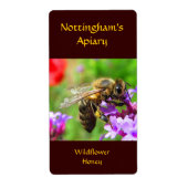 Honeybee Honey Label (Voorkant)