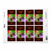 Honeybee Honey Label (Full Sheet)
