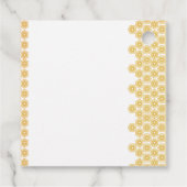 Honeybee Honeycomb Honey Bedankjes Labels (Achterkant)