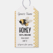 Honeybee Honeycomb Honey Cadeaulabel (Voorkant)