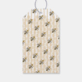 Honeybee Honeycomb Honey Jar Cadeaulabel (Achterkant)