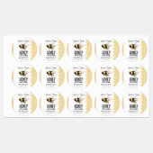 Honeybee Honeycomb Honey Labels (Vel)