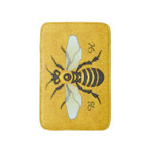 Honeybee Honeycomb Monogrammen Badmat (Voorkant Verticaal)