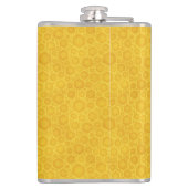 Honeybee Honeycomb Queen Bee Crown Custom Text Heupfles (Achterkant)