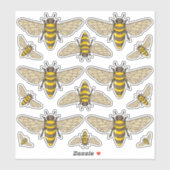 Honeybee Icon Set Stickers (Vel)