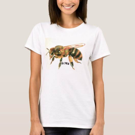 Honeybee Love T-shirt (Voorkant)