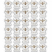 Honeybee met adres in Parijs Sticker (Voorkant)