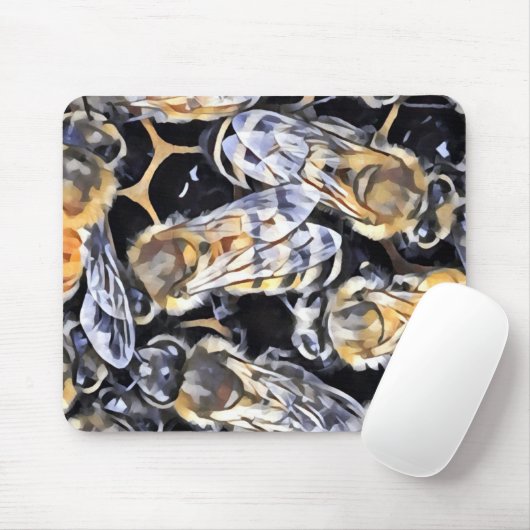 HoneyBee Mousepad Muismat (Met muis)