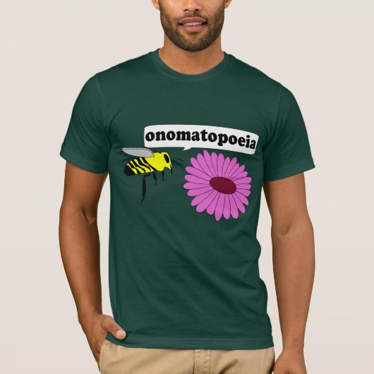Honeybee Onomatopoeia T-Shirt (Voorkant)