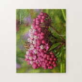 Honeybee op Narrowleaf Milkweed Legpuzzel (Verticaal)