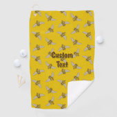 Honeybee Pattern Golf Towel Golfhanddoek (Insitu)