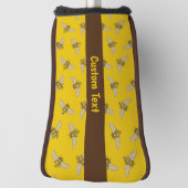 Honeybee Pattern Golfheadcover (Draai 90)