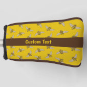 Honeybee Pattern Golfheadcover (Voorkant)