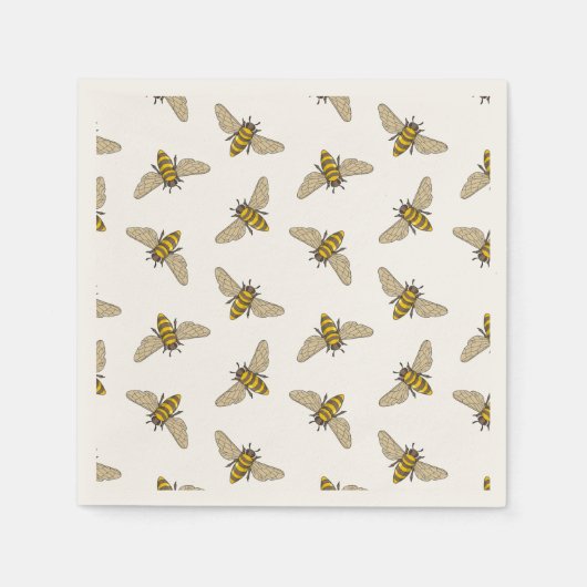 Honeybee Pattern Servet (Voorkant)