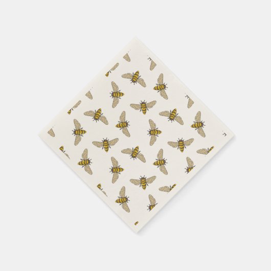 Honeybee Pattern Servet (Hoek)