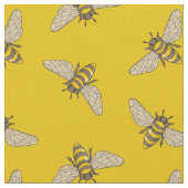 Honeybee Pattern Stof (Close Up)