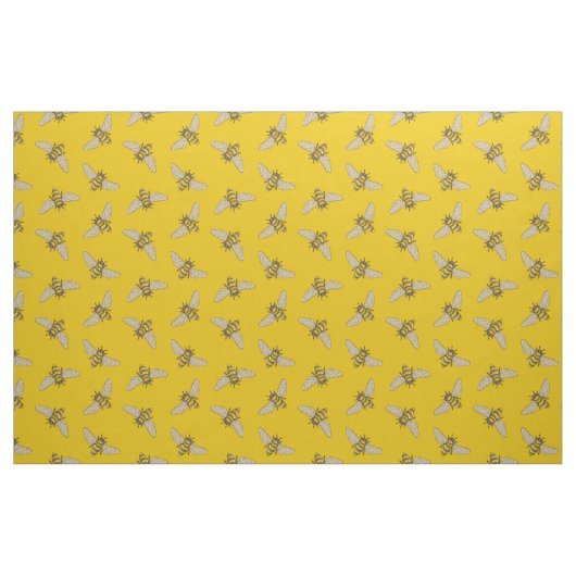 Honeybee Pattern Stof (Fat Quarter)