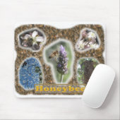 Honeybee Photo Collage Muismat (Met muis)