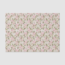 Honeybee Pink Floral Tissuepapier