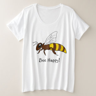 Honeybee Plus Grootte T-Shirt