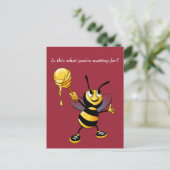 Honeybee Rosh HaShana Briefkaart (Staand voorkant)