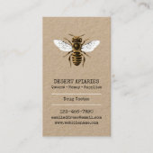 Honeybee Rustic Apiary Visitekaartje (Voorkant)