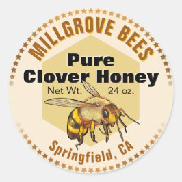 Honeybee Stars geïllustreerd als Stickers van Hone